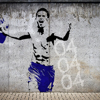 Tim Cahill Banksy style A4 print